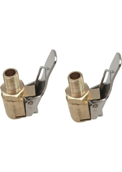 2x Hava Kıyma Şişiricisi Araç Otomatik Lastiği Için 8mm Kelepçe Konektörü Lastik Için Adaptör Pompa Valf Klipsi (Yurt Dışından)