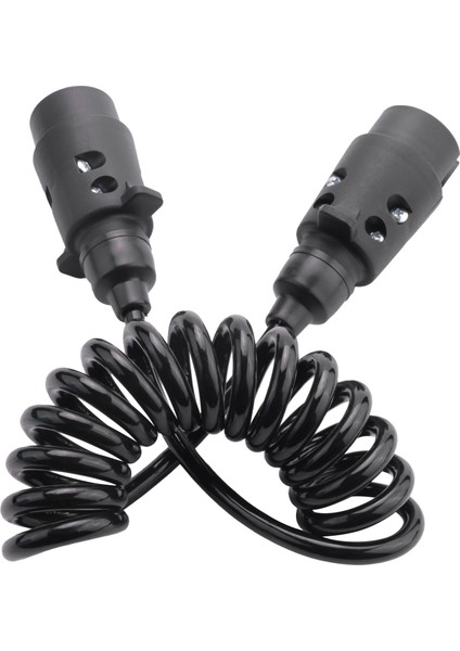 1 6m 7 Pin Araba Çekme Römorku Uzatma Kablosu Kurşun Kamyon Tapası Tel Parçaları Birleştirme Devresi Fiş (Yurt Dışından)