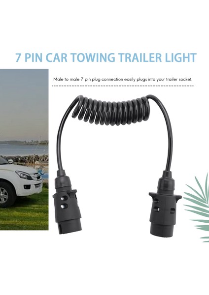 1 6m 7 Pin Araba Çekme Römorku Uzatma Kablosu Kurşun Kamyon Tapası Tel Parçaları Birleştirme Devresi Fiş (Yurt Dışından) modelleri