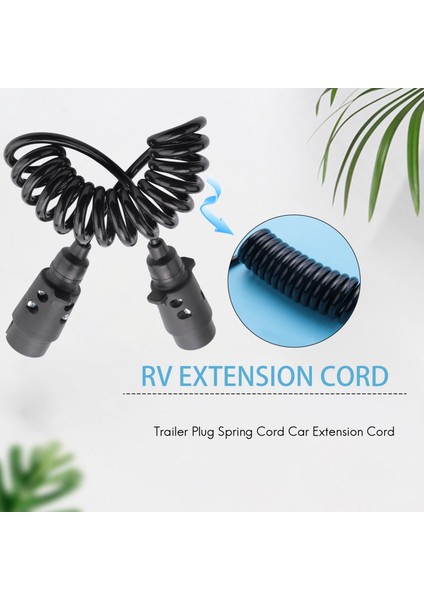 1 6m 7 Pin Araba Çekme Römorku Uzatma Kablosu Kurşun Kamyon Tapası Tel Parçaları Birleştirme Devresi Fiş (Yurt Dışından) indirimleri