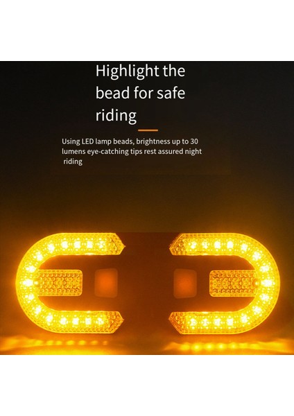 LED Bisiklet Uzaktan Kumanda Sinyali Dış Mekan Bisiklet Aksesuarları Için Tayli Suyu Su Geçirmez Bisiklet Uyarı Lambası (Yurt Dışından)