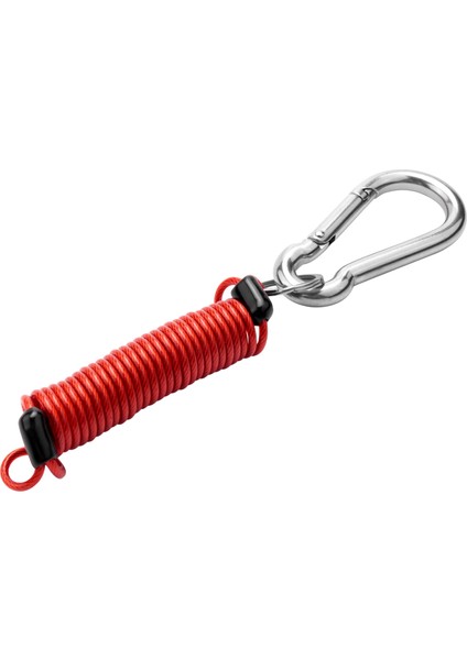 Römork Yay Halat Güvenlik Tokası Zip 4 Ayak Ayrılık Kablosu 80-01-2140 (Kırmızı) (Yurt Dışından)