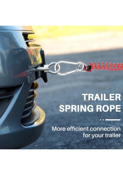 Römork Yay Halat Güvenlik Tokası Zip 4 Ayak Ayrılık Kablosu 80-01-2140 (Kırmızı) (Yurt Dışından) indirimleri