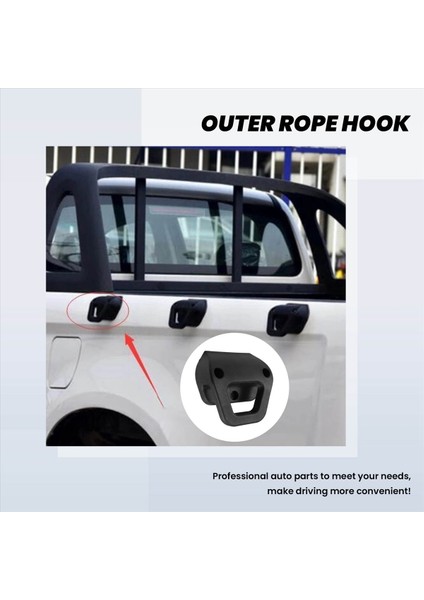 Araba Alma Arka Kapak Dış Halat Kancası Sabitleme Klipsi Arka Bölme Kablo Kanca Tutucu Jac T6 T8 (Yurt Dışından) fırsatları