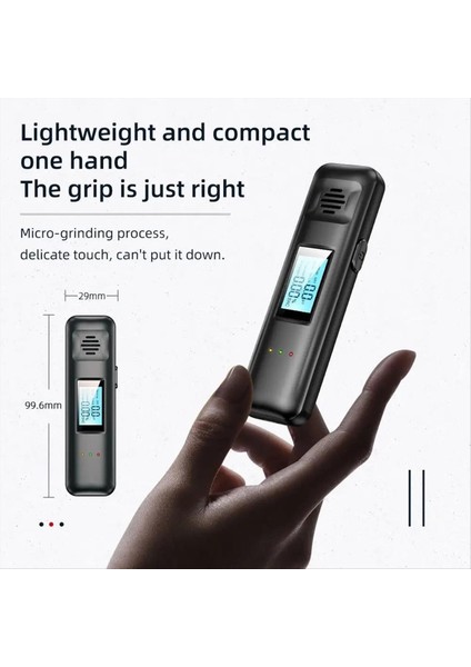 LCD Dijital Ekran Nefes Tipi Alkol Test Cihazı ile Taşınabilir Alkol Test Cihazı Alkol Test Cihazını Kullanın (Yurt Dışından) fiyatları