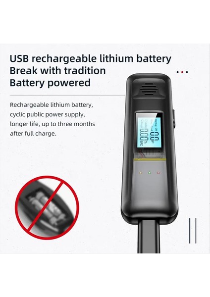 LCD Dijital Ekran Nefes Tipi Alkol Test Cihazı ile Taşınabilir Alkol Test Cihazı Alkol Test Cihazını Kullanın (Yurt Dışından) fırsatları