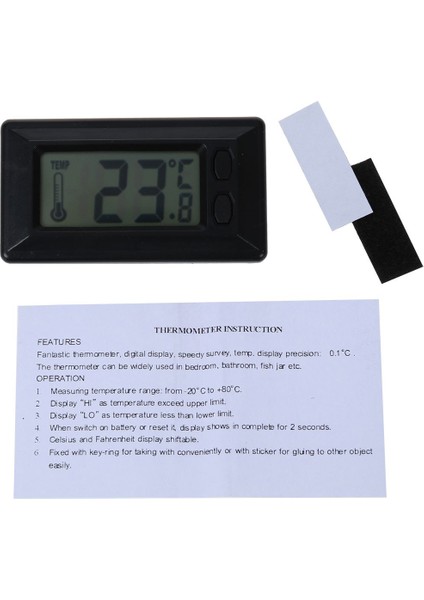 LCD Ekran Dijital Araç Iç Mekan Sıcaklık Termometresi (Yurt Dışından) indirimleri