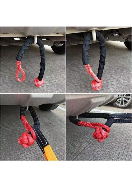 17 Tonluk Düğümlü Yumuşak Talka Tek Vinç Halat Römork Halat Römork Hitch Off-Road Araç Aksesuarları (Yurt Dışından) fırsatları