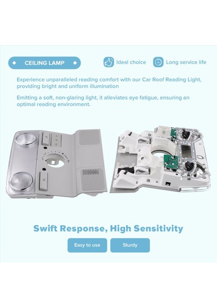 Çatı Okuma Işığı Yeşil Arka Işık 1K0947105P 1KD947105B Vw Jetta Golf 5 6 Passat Tiguan Tavan Lambası Sunroof (Yurt Dışından) indirimleri