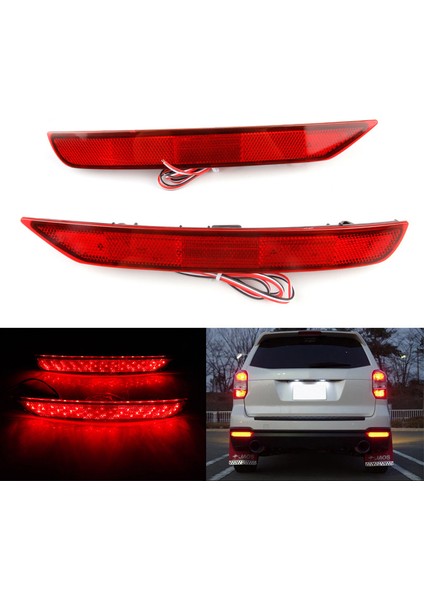 LED Otomatik Arka Tampon Işık Arka Lambalar Subaru Forester Için Fren Işığı Tampon Reflektör Işığı 2008-2018 Araç Sinyal Işığı (Yurt Dışından) modelleri