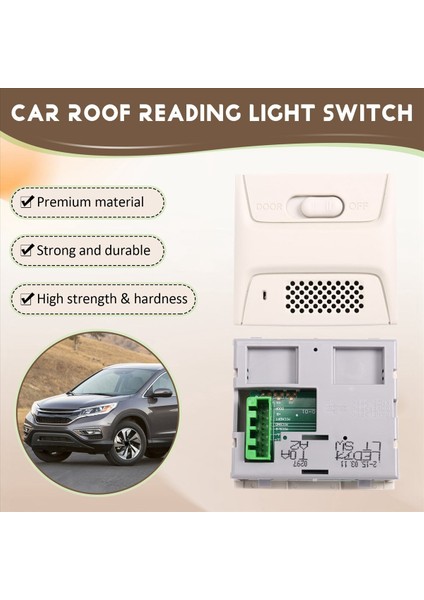 39180-T0A-A21ZB Araba Çatı Işığı Okuma Işık Anahtarı Navigasyon Boynuzu Honda Crv 2012-2015 Krem Beyaz (Yurt Dışından) indirimleri