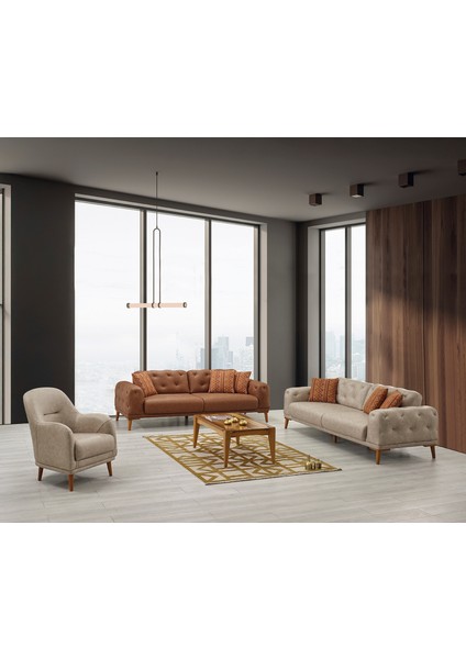 Navy (Salon Takımı)3+3+1