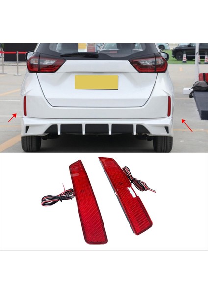 Araba Arka Tampon Sisli Sis Park Uyarı Honda Fit 2020-2023 Araba Aksesuarları Için Arka Lambalar Arka Lambalar (Yurt Dışından) modelleri