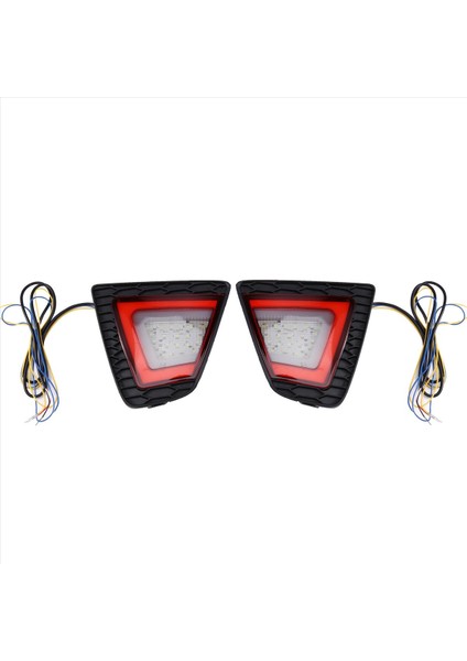 Araba LED Arka Tampon Işıkları Gündüz Koşu Işıkları Turn Sinyalleri Honda Fit 2014-2017 Için Ters Işık Fren Işıkları (Yurt Dışından)