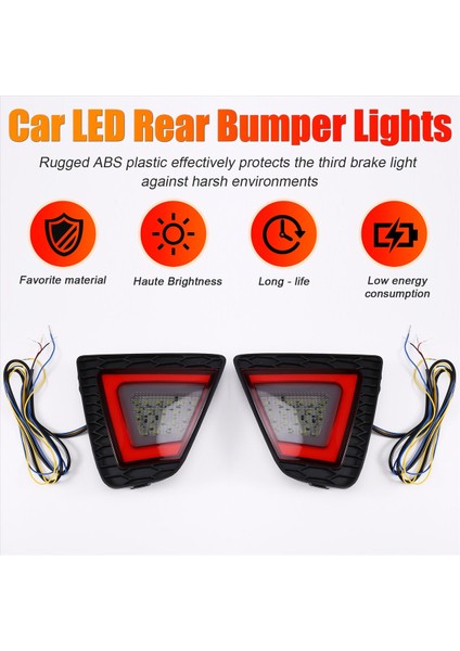Araba LED Arka Tampon Işıkları Gündüz Koşu Işıkları Turn Sinyalleri Honda Fit 2014-2017 Için Ters Işık Fren Işıkları (Yurt Dışından) fırsatları