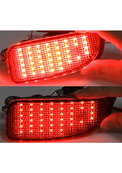 Araba Arka Tampon LED Kuyruk Fren Lambası Yansıtıcı Toyota Için Hafif Kırmızı Lens Previa Jimestia 30 Serisi Araba Aksesuarları (Yurt Dışından) modelleri