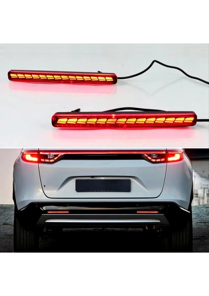 Honda Vezel Hr-V Hrv 2022 2023 Fren Işığı Dinamik Dönüş Sinyali Işık Aksesuarları Için Arka LED Reflektör Kuyruk Işığı (Yurt Dışından) fiyatları