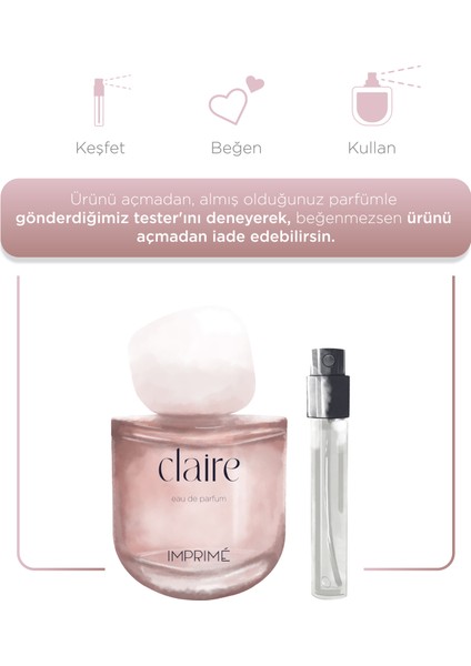 Claire Edp Kadın Parfüm 50ML | Oryantal & Çiçeksi | Mandalina, Yasemin, Gül, Şeftali, Misk, Amber fiyatları
