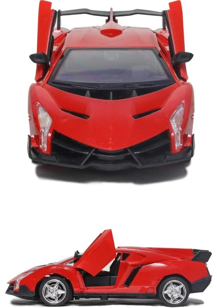 Uzaktan Kumandalı Full Fonksiyon Işıklı Kapısı Açılan Rc Lamborghini Spor Araba 19 cm fiyatları