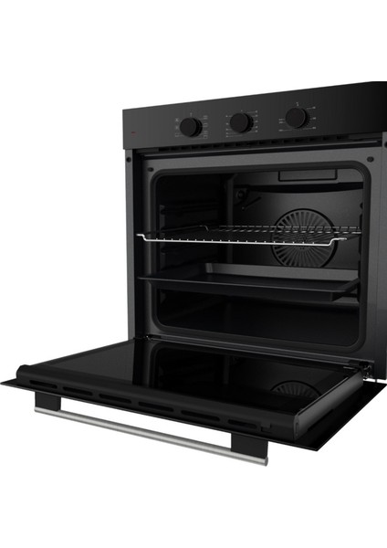 Flowart&silentart Vion Ultra Sessiz Yeni Seri Siyah Ankastre Set (D080-SA +QBL62CS +SS205)