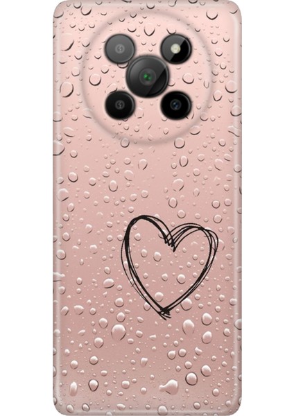 General Mobile Phoneix 5g Kılıf Desenli Baskılı Tpu Rubber Kapak Kalbim