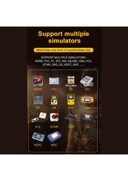 SF3000 Retro El Video Oyun Konsolu 4 5 Inç IPS Ekran Oyun Oyuncu 64G 10000+ Retro Oyunlar Ps1/gba/sfc (Yurt Dışından) modelleri