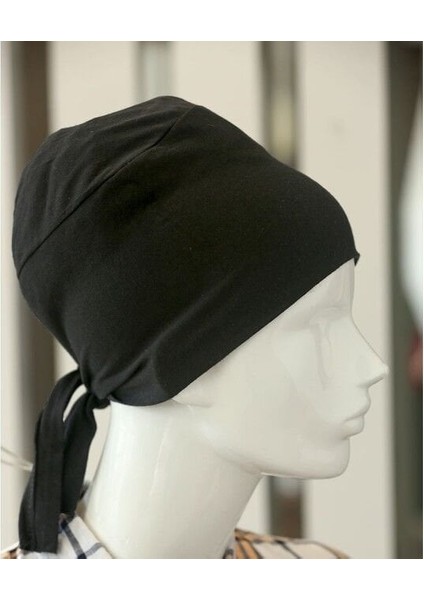 Bağlamalı Tesettür Bone - Bağlamalı Bandana 5 Adet