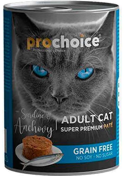 Sardalya ve Hamsili Tahılsız Pate Yetişkin Kedi Konservesi 400 Gr fiyatları