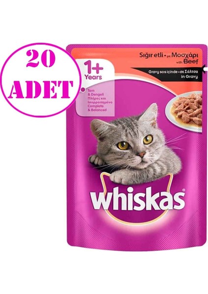 Sığır Etli Pouch Kedi Maması 85 Gr 20 AD
