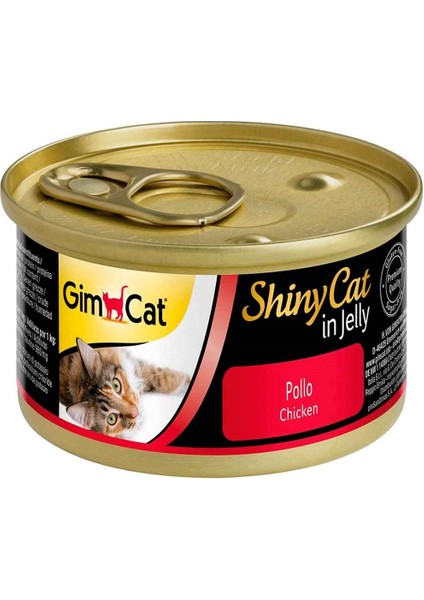 Shiny Cat Jel İçinde Tavuklu Kedi Konservesi 70 gr indirimleri