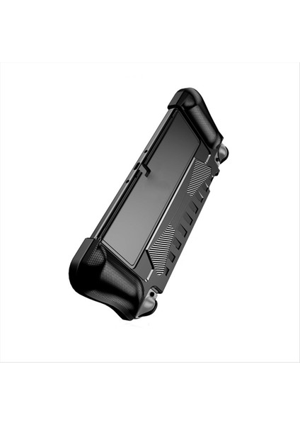 Nintendo Anahtarı Için Takılabilir Kılıf OLED Yumuşak Silikon Ergonomik Kavrama Koruyucu Kabuk Kapak Oyun Aksesuarı Siyah (Yurt Dışından)