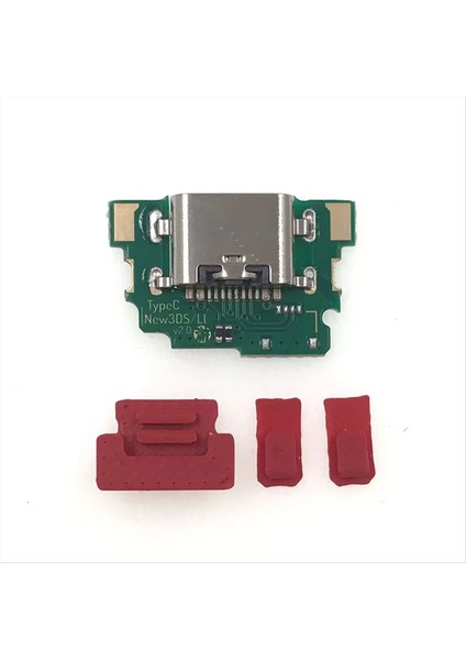 Nintendo Için Yeni 3ds Xl Şarj Bağlantı Noktasının Değiştirilmesi Yeni 3ds Xl Şarj Soketi Kırmızı Için Usb-C&#39 Yi USB Tip C&#39 Ye Dönüştürün (Yurt Dışından)