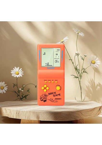 Nostaljik Cep Oyunu Klasik Retro El Oyunları Tetris Konsolu Için Çocuk Makinesi Çocuk Bulmaca Oyuncaklar Turuncu (Yurt Dışından) modelleri
