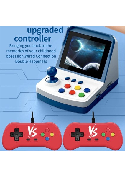 A6PLUS Retro Mini Arcade Video Oyun Konsolu 1000+ Oyun 3 2 Inç Ekran Dahili Joystick Desteği Tv Çıkışı Ev Arcade A (Yurt Dışından) indirimleri