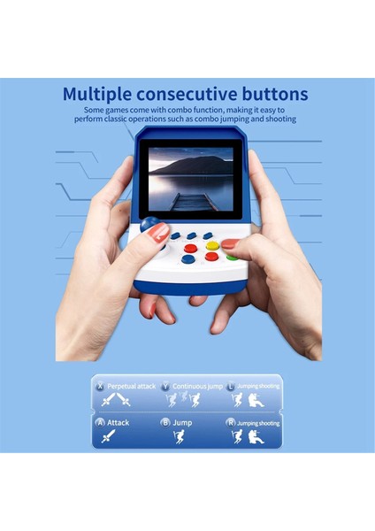 A6PLUS Retro Mini Arcade Video Oyun Konsolu 3 2in Ekran 1000+ Oyun Dahili Joystick Ev Arcade Desteği Tv Çıkışı B (Yurt Dışından) modelleri