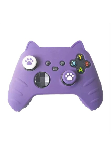Kedi Paw Silikon Yumuşak Koruyucu Xbox Serisi X/s Kontrolörleri Başparmak Çubuğu Kavrama Kapakları Oyun Kontrol Kutusu Kapağı (Yurt Dışından)
