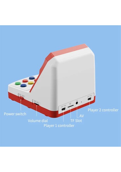 A6PLUS Retro Mini Arcade Video Oyun Konsolu 3 2 Inç Ekran 1000+ Oyun Dahili Joystick Ev Arcade Desteği Tv Çıkışı A (Yurt Dışından) indirimleri