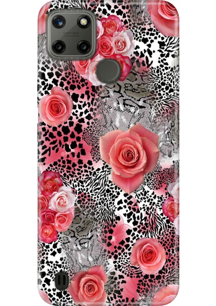 iPhone 7 Plus - 8 Plus Kılıf Desenli Baskılı Tpu Rubber Kapak Flower Design