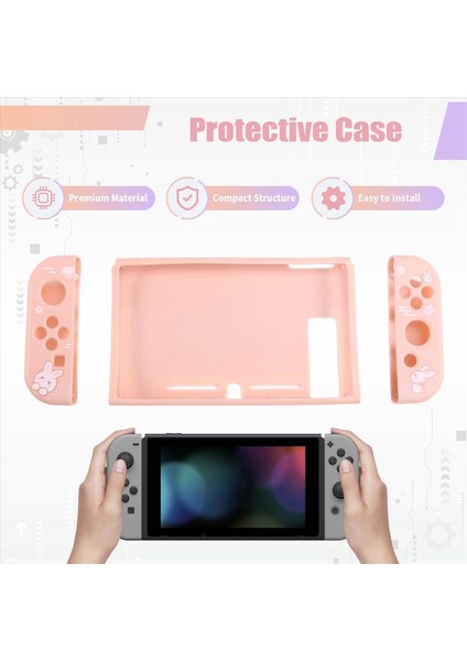 Anahtar 2 Kawaii Karikatür Tasarım Için Tavşan Koruyucu Kılıf Switch 2 Konsol Için (Yurt Dışından) fırsatları
