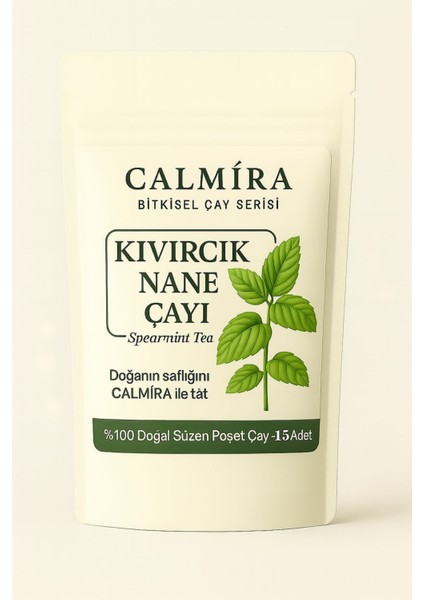 Kıvırcık Nane Çayı 15 Süzen Poşet / Spearmint Tea / Pcos & Sindirim Dostu / 15 Gün