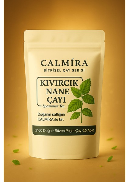 Kıvırcık Nane Çayı 15 Süzen Poşet / Spearmint Tea / Pcos & Sindirim Dostu / 15 Gün modelleri
