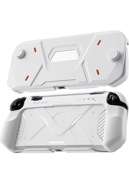 Nintendo Switch 2 Için Koruyucu Kılıf Sert Ön Kapaklı Ergonomik Kaymaz Tutma Şok Emme Kılıfı Beyaz (Yurt Dışından)