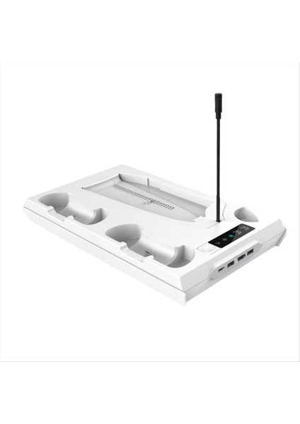 Ps5 / Ps5 Için Oyun Denetleyicisi Şarj Istasyonu Ps5 Oyun Konsolu Için 3 Seviye Soğutma Fanı Soğutma Istasyonu ile Ince Stand (Yurt Dışından)