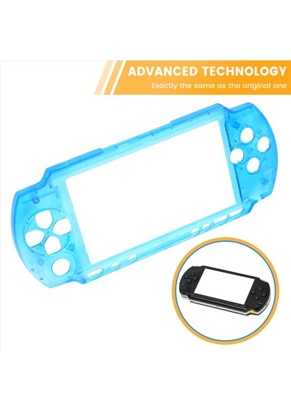PSP1000 Için Kapak Üst Kabuk Kapak Oyun Konsolu Üst Kabuk Konut Kabuk Ön Kapak Kılıfı Üst Kapak Göl Mavisi (Yurt Dışından) indirimleri