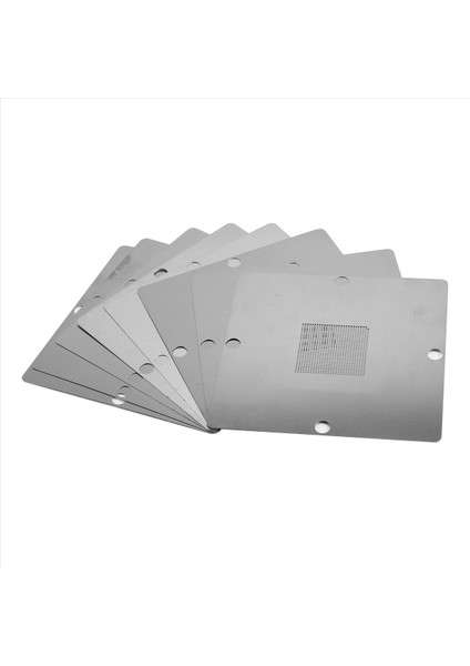 8 Adet Doğrudan HEAT90X90MM XBOX360 Cpu Gpu Şablonlar Bga Reballing Istasyonu Oyun Konsolu Csp Gpu-B CPU-A01 Reballing Stencil (Yurt Dışından)