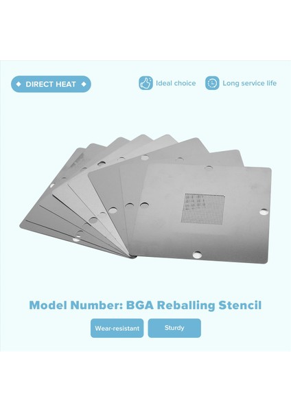 8 Adet Doğrudan HEAT90X90MM XBOX360 Cpu Gpu Şablonlar Bga Reballing Istasyonu Oyun Konsolu Csp Gpu-B CPU-A01 Reballing Stencil (Yurt Dışından) indirimleri
