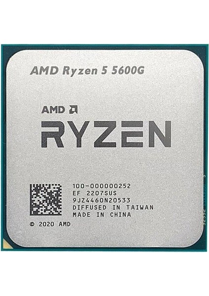 Ryzen 5 5600GT 3.6ghz (Max 4.6ghz) 6 Çekirdek 16MB Önbellek Soket Am4 Tray Işlemci