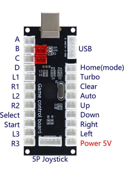 Android Hitbox Için Pc Ps3 Rpı Için 30 Kart Push Düğme Anahtarı Desteği (Yurt Dışından) modelleri
