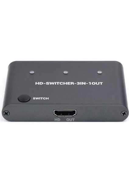 HDMI Uyumlu 4K Switcher 3&#39 Ü 1 Arada Tek Tıklamayla Geçiş Giriş Cihazlarını Paylaşmak Için Tek Hd Ekran Desteği Pc Oyunu (Yurt Dışından) fiyatları
