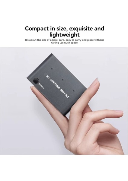 HDMI Uyumlu 4K Switcher 3&#39 Ü 1 Arada Tek Tıklamayla Geçiş Giriş Cihazlarını Paylaşmak Için Tek Hd Ekran Desteği Pc Oyunu (Yurt Dışından) indirimleri